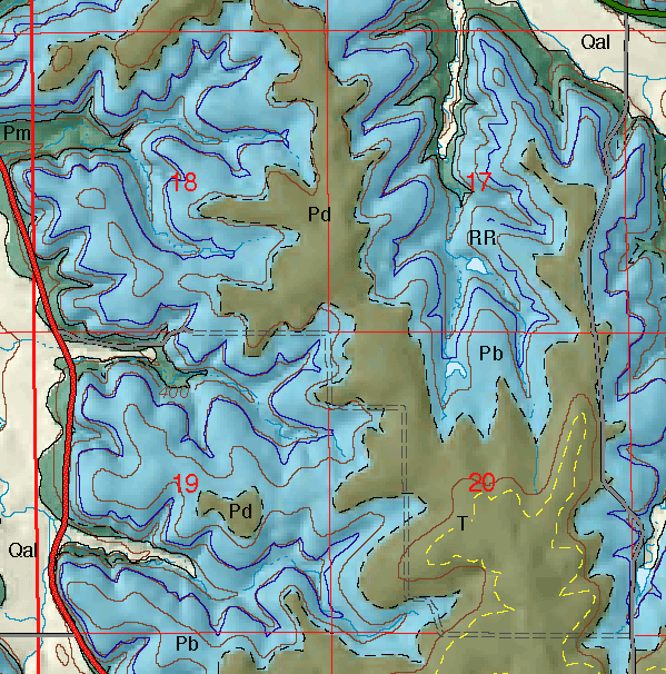 small geologic map