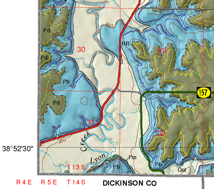 small geologic map