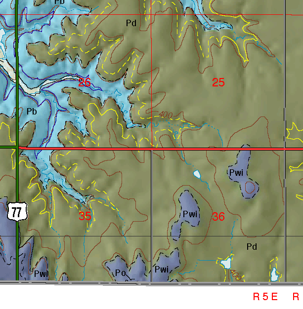 small geologic map