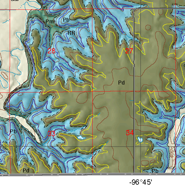 small geologic map