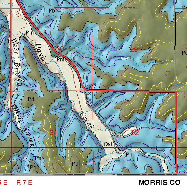 small geologic map