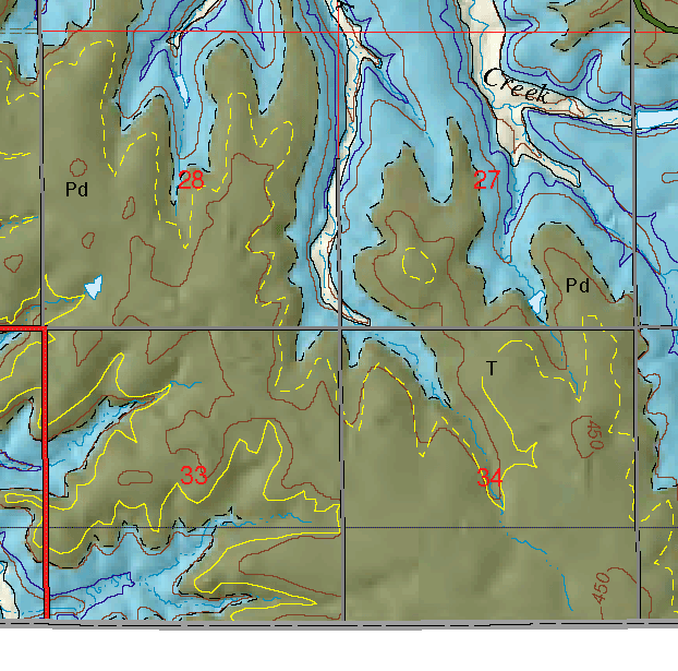 small geologic map