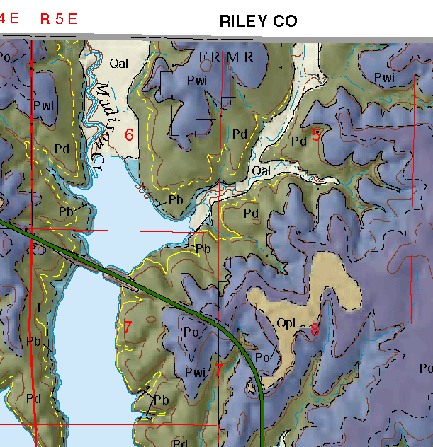 small geologic map