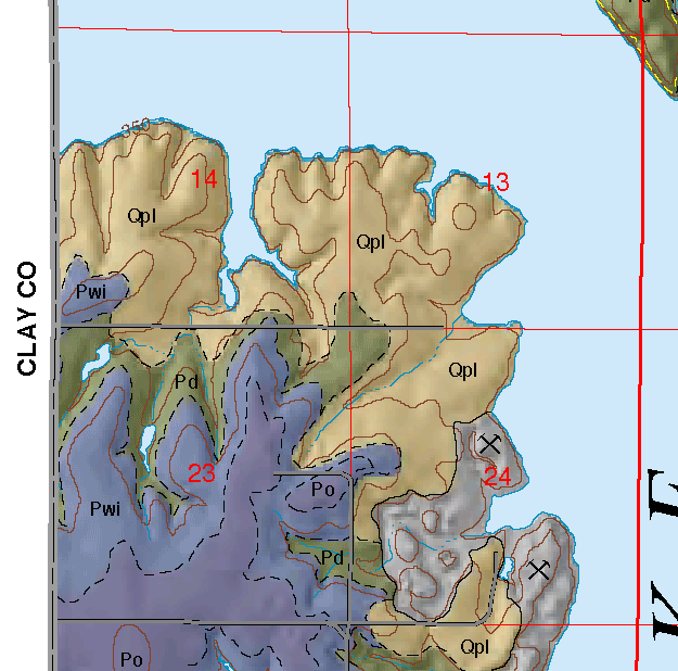 small geologic map