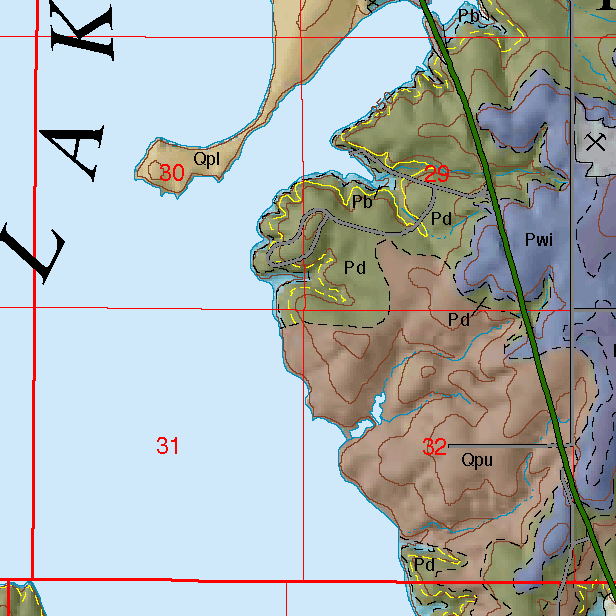 small geologic map