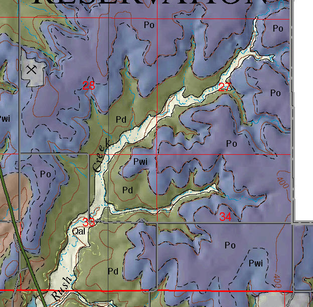 small geologic map