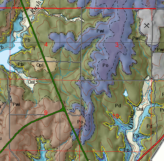 small geologic map