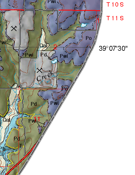 small geologic map