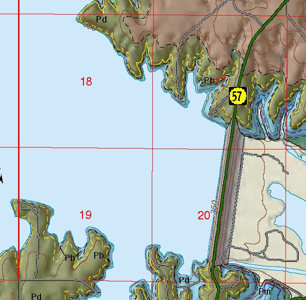 small geologic map