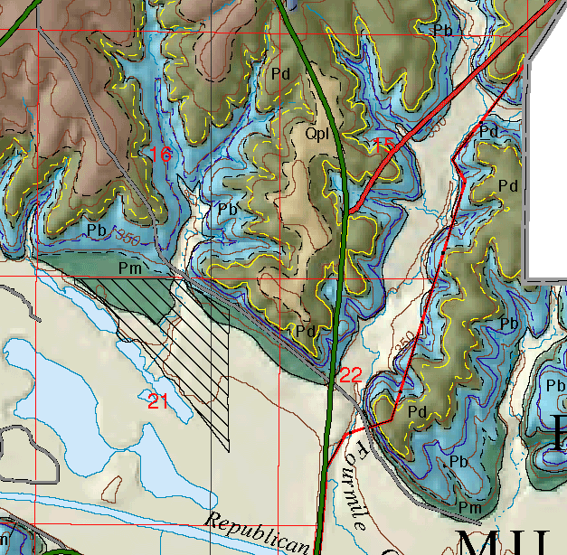 small geologic map