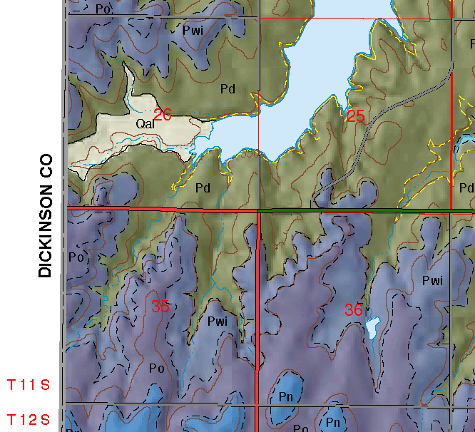 small geologic map