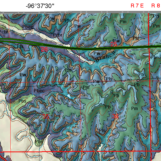 small geologic map