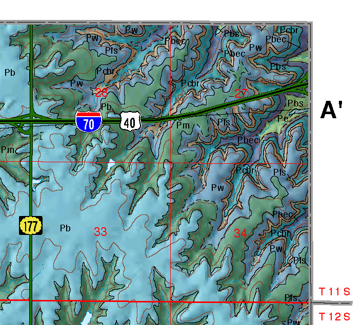 small geologic map