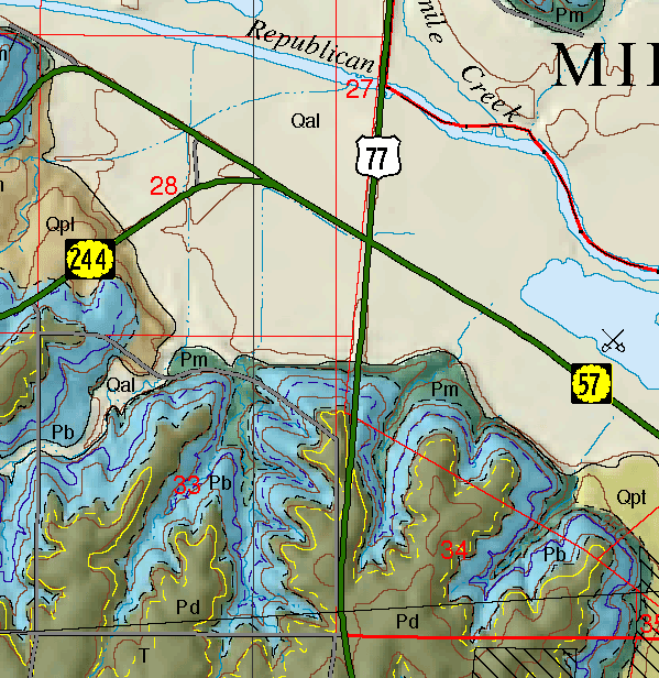 small geologic map