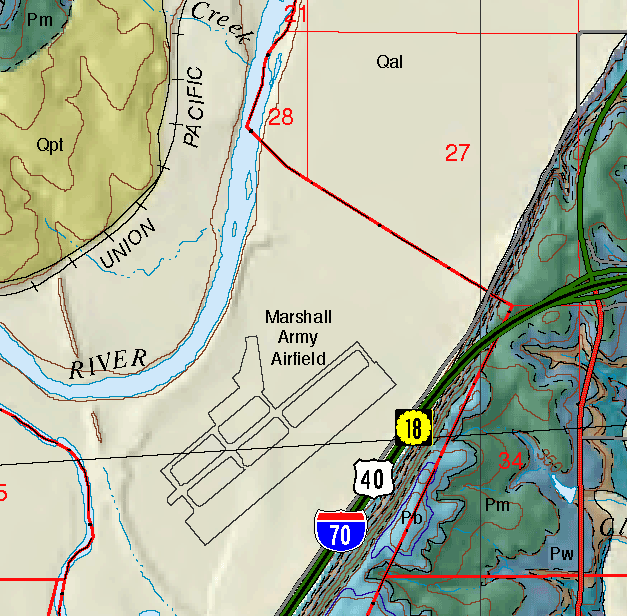 small geologic map