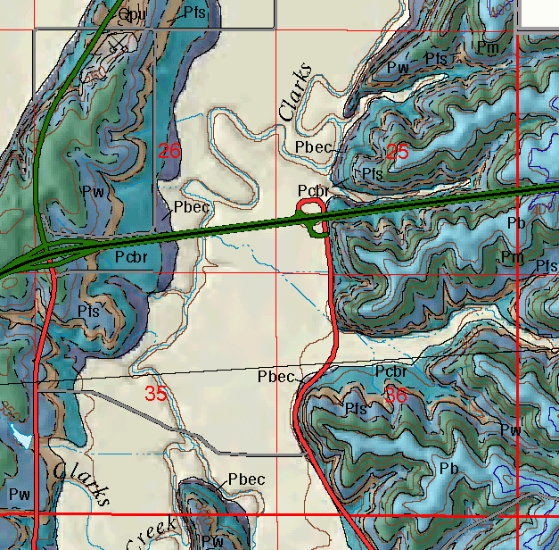 small geologic map