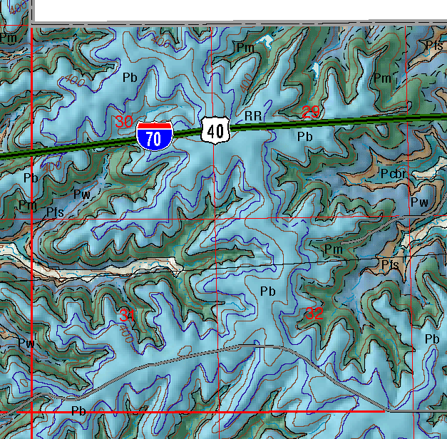 small geologic map