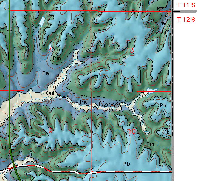 small geologic map