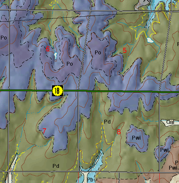 small geologic map
