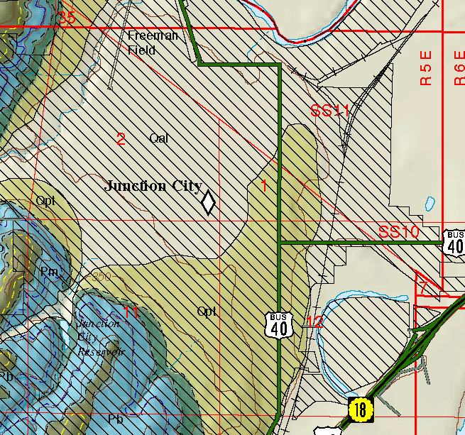 small geologic map
