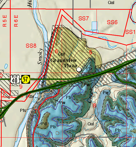 small geologic map