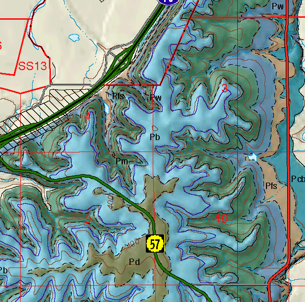 small geologic map