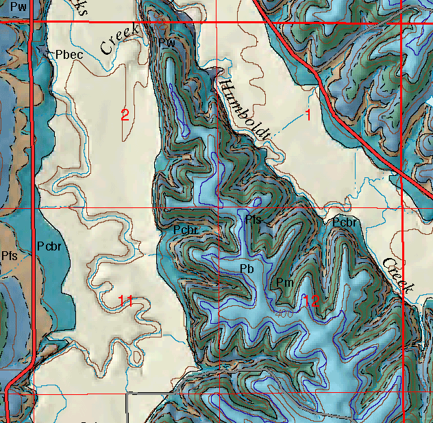 small geologic map