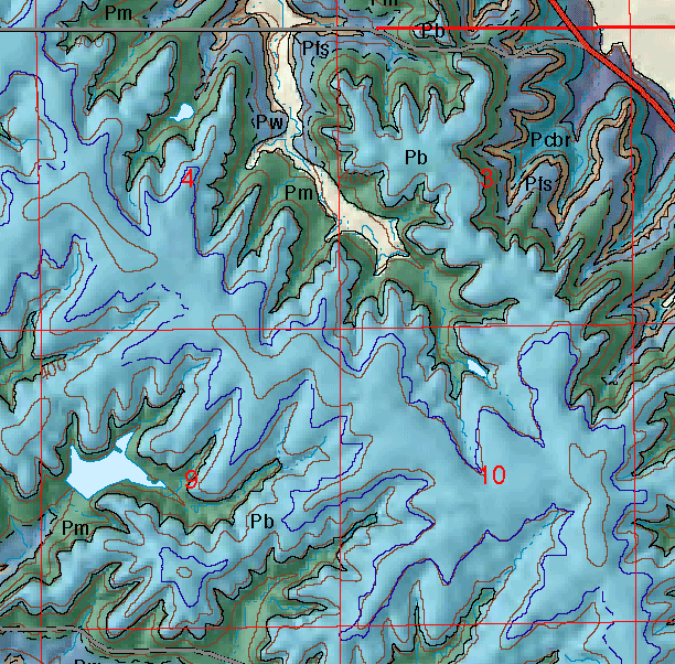 small geologic map