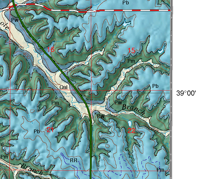 small geologic map