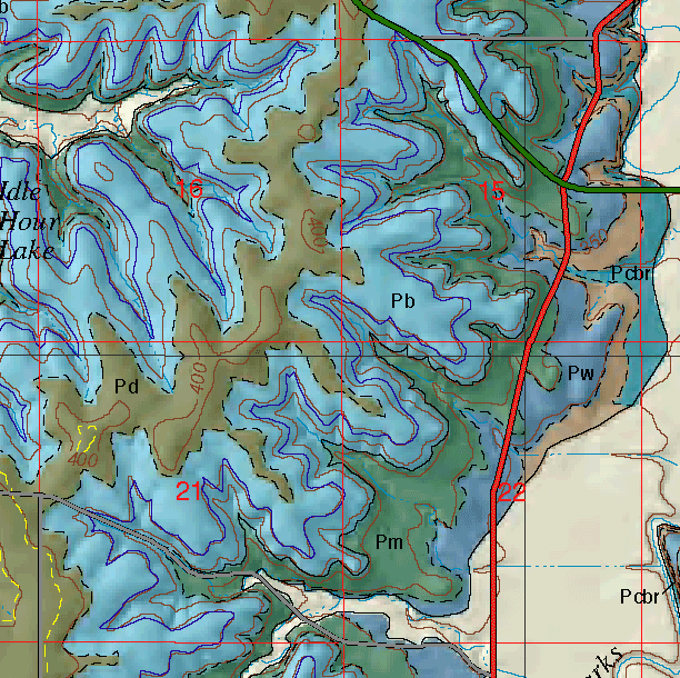 small geologic map