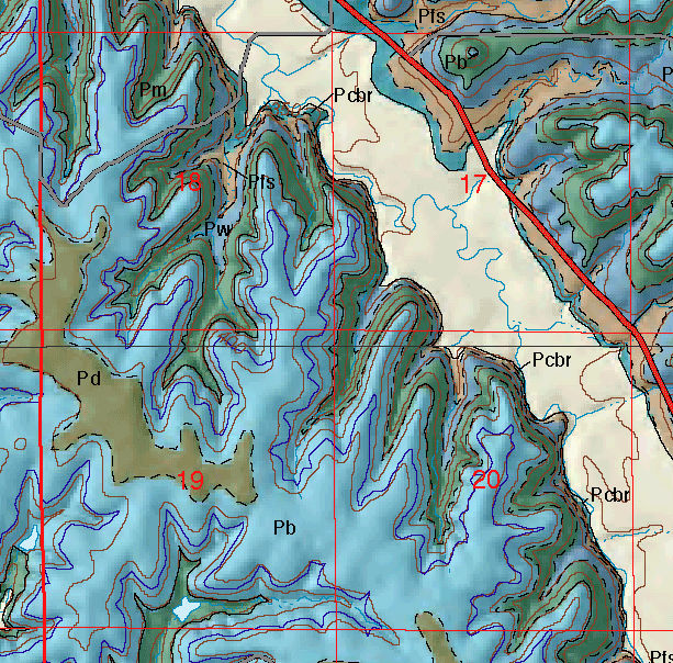 small geologic map