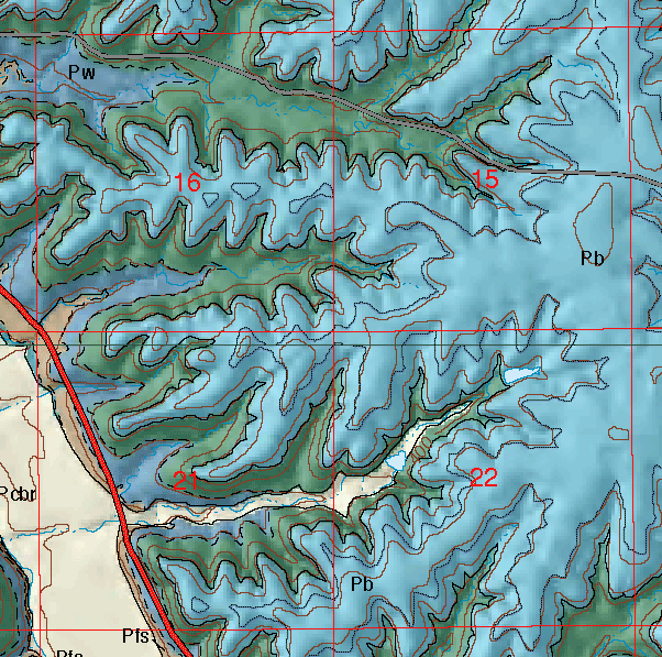 small geologic map