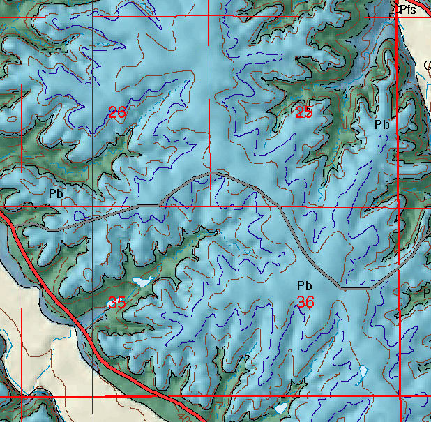 small geologic map