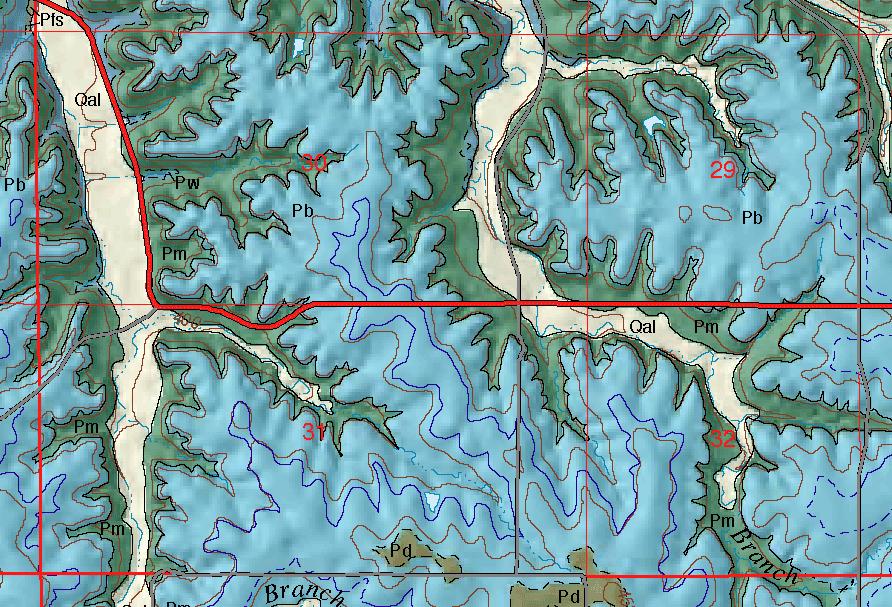 small geologic map