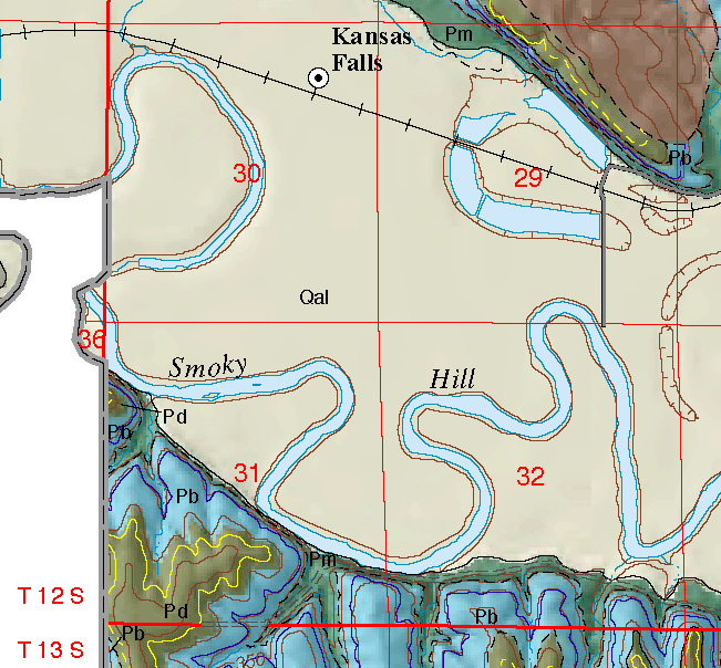 small geologic map
