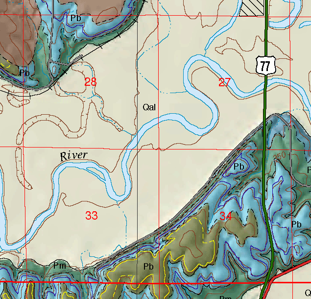 small geologic map