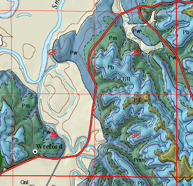 small geologic map