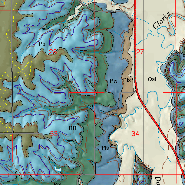 small geologic map