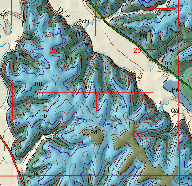 small geologic map