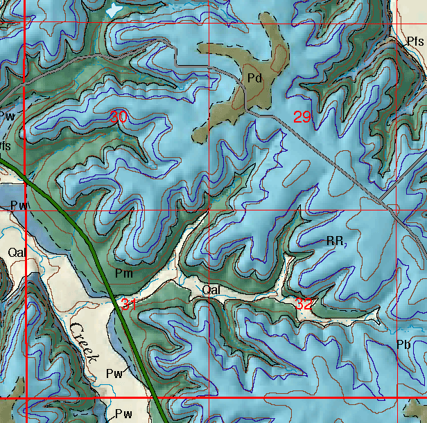small geologic map