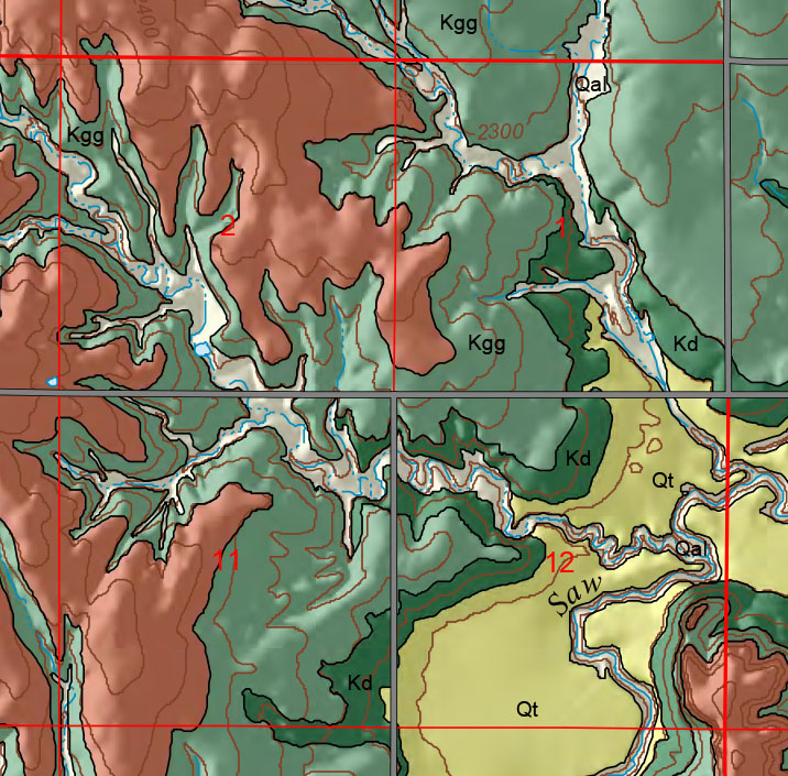 small geologic map