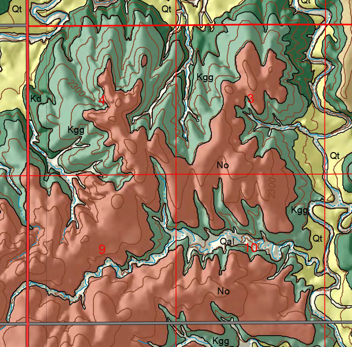 small geologic map