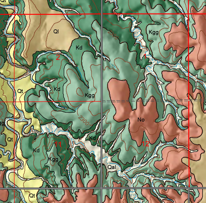 small geologic map