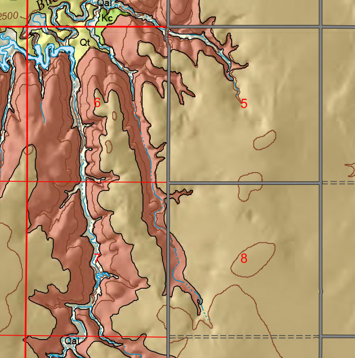 small geologic map