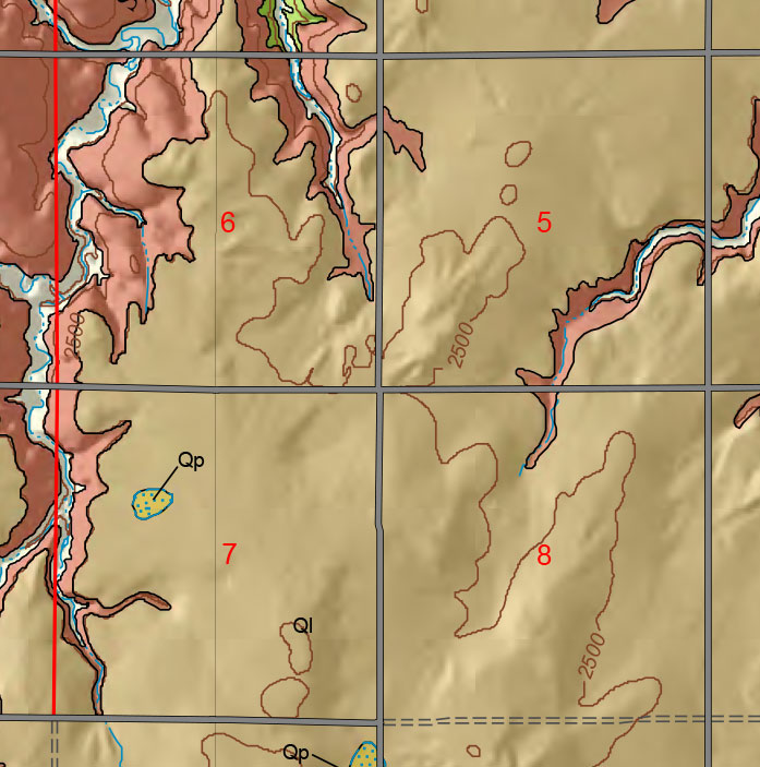 small geologic map