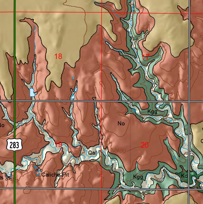 small geologic map