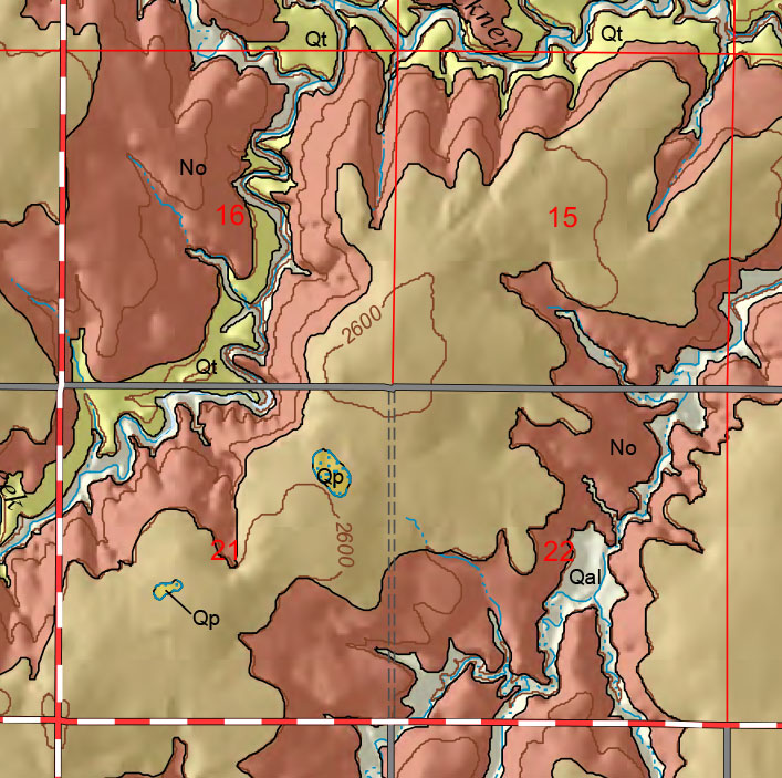 small geologic map