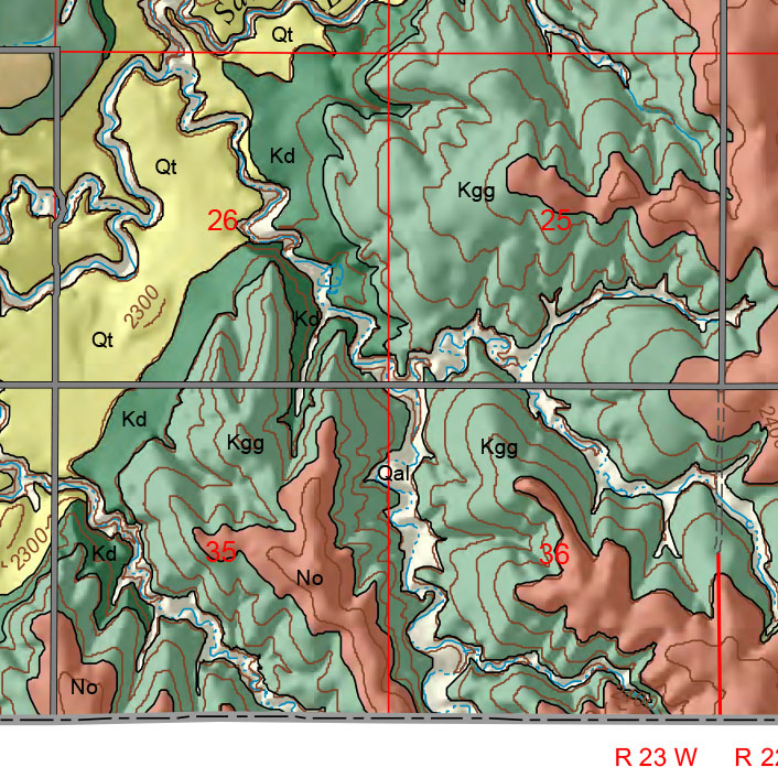 small geologic map