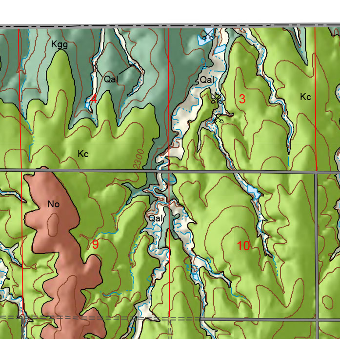 small geologic map