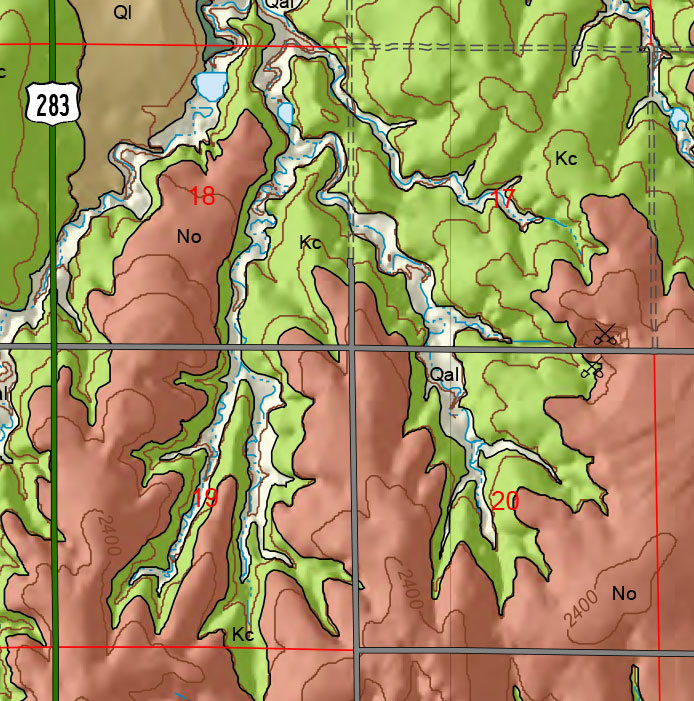 small geologic map